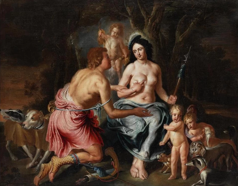 Venere e Adone 2